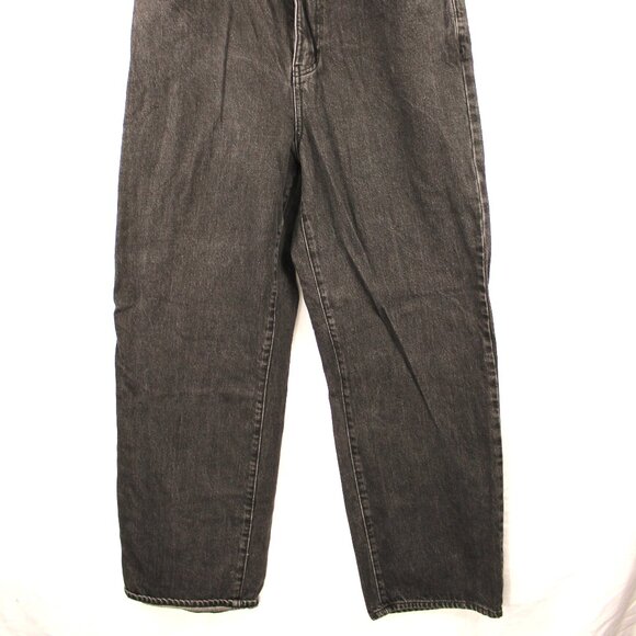 8THWNDR WASHED BLACK SK8R JEANS HIP HOP EMBROIDERED POCKETS BAGGY GRUNGE SIZE 32 - Picture 2 of 10